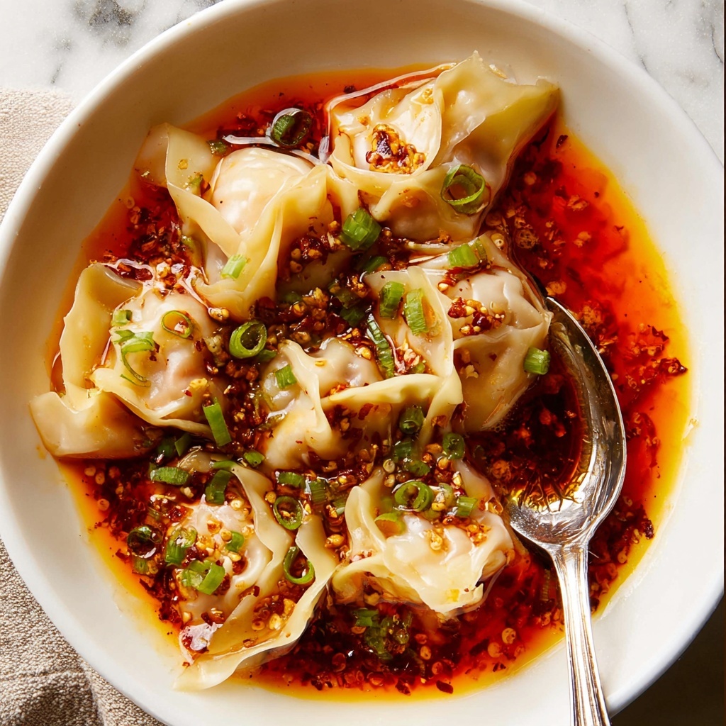 Spicy Wontons - Din Tai Fung Recipe - Recipe Image