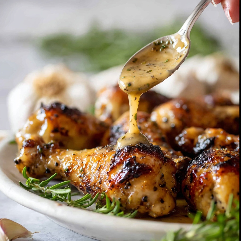 Honey Mustard Baked Chicken Drumsticks Recipe - Recipe Image