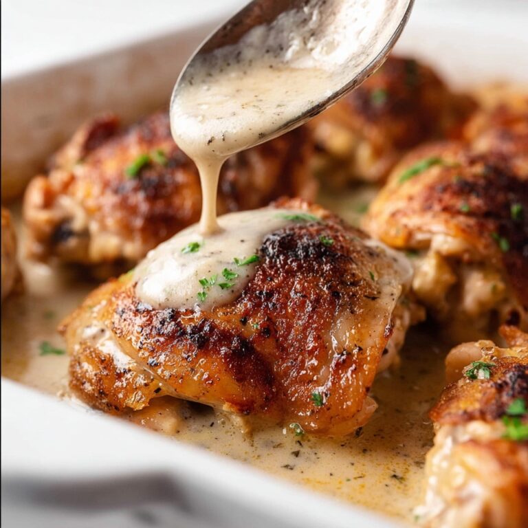 Gravy Baked Chicken Thighs and Drumsticks Recipe