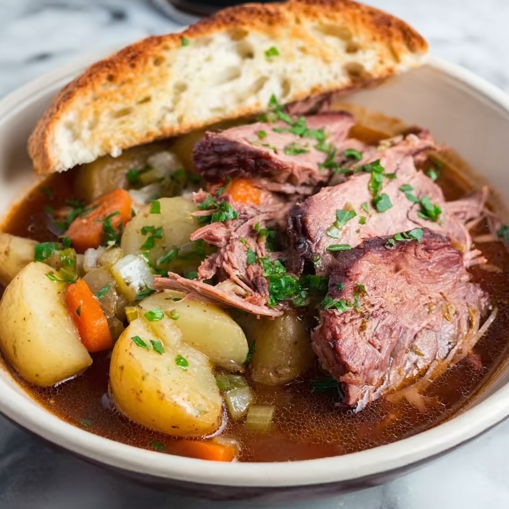 Slow Cooker Corned Beef and Potatoes Recipe - Recipe Image