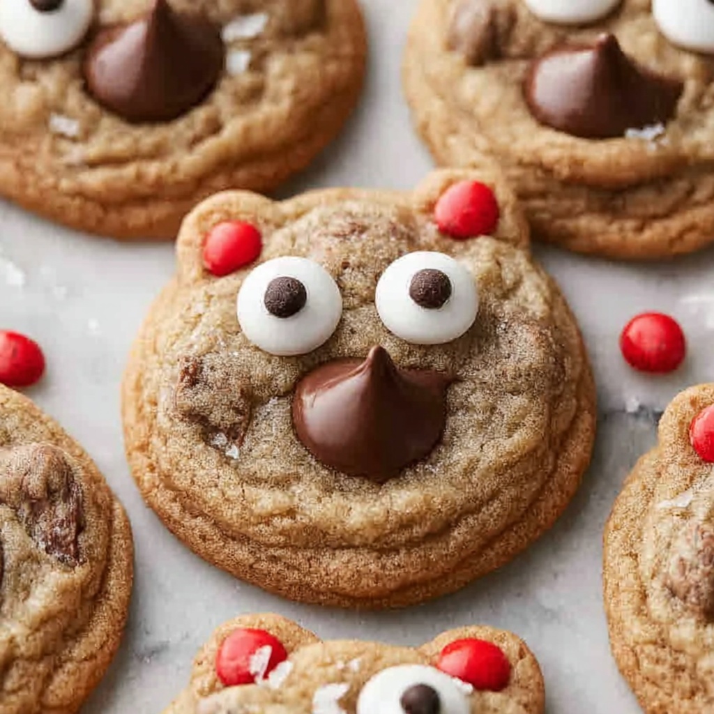 Chocolate Chip Teddy Bear Cookies Recipe - Recipe Image