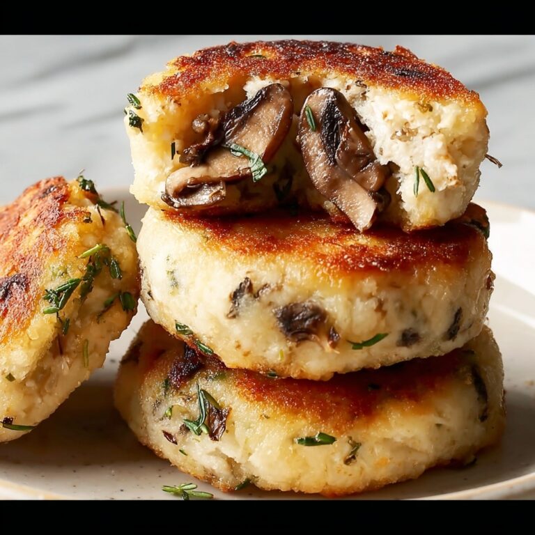 Mushroom Stuffed Potato Cakes Recipe