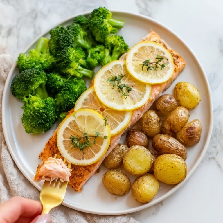 Honey Mustard Salmon Sheet Pan Dinner Recipe