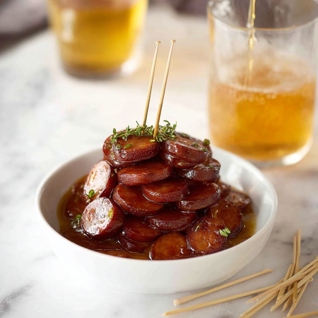 Chorizo Bites in Sweet & Spicy Sauce Recipe - Recipe Image