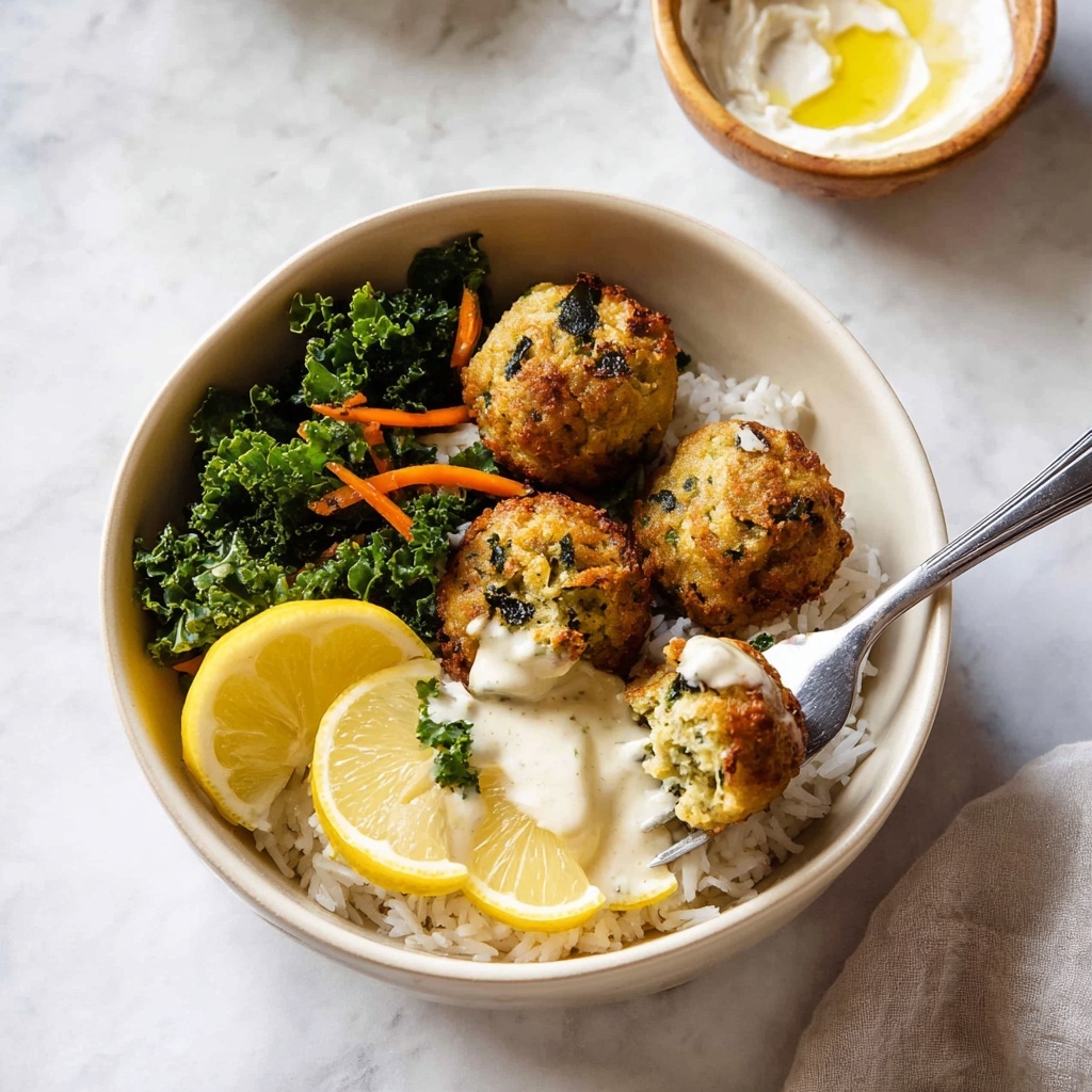 Baked Broccoli Cheese Balls with Lemon Yoghurt Sauce Recipe - Recipe Image