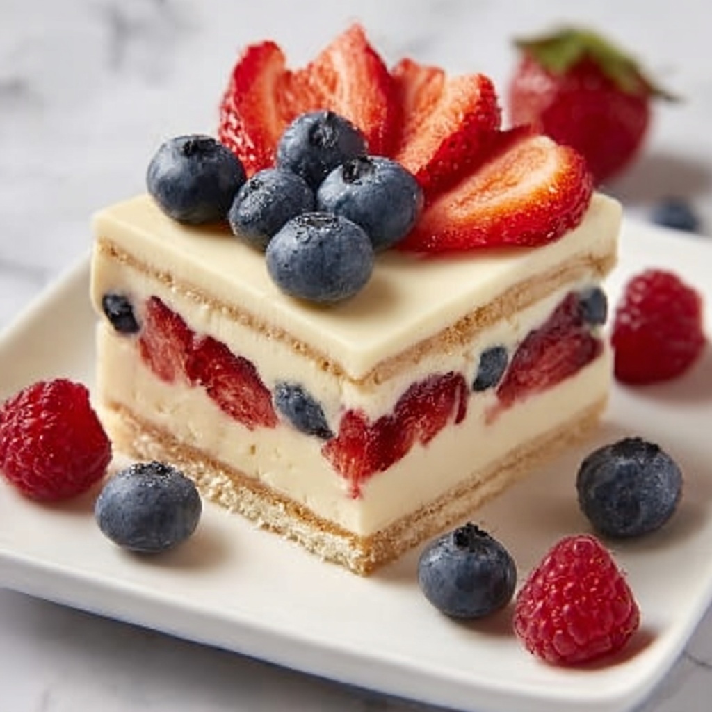 Summer Berry Bliss Icebox Delight Recipe - Recipe Image