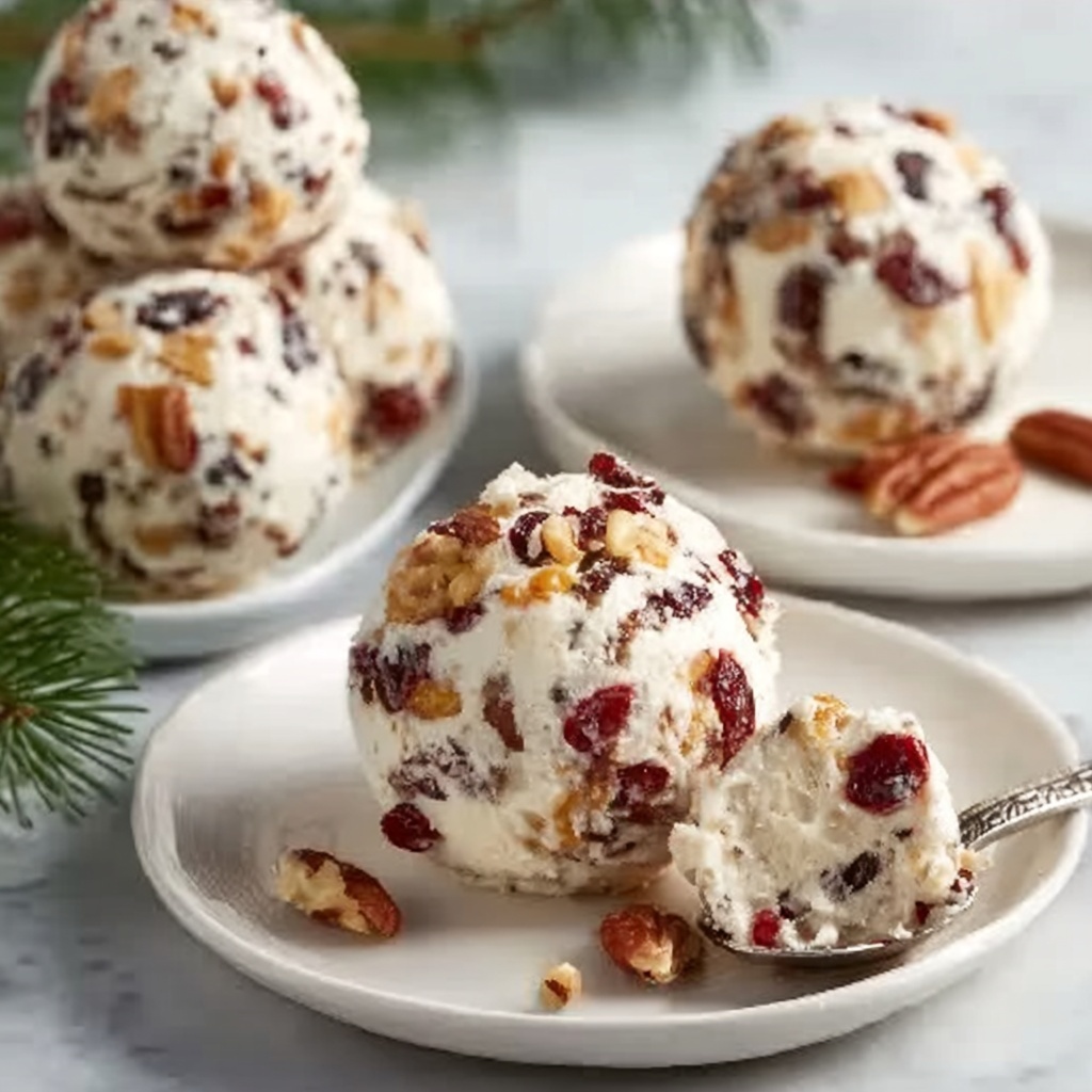 Cranberry Pecan Goat Cheese Balls Recipe - Recipe Image