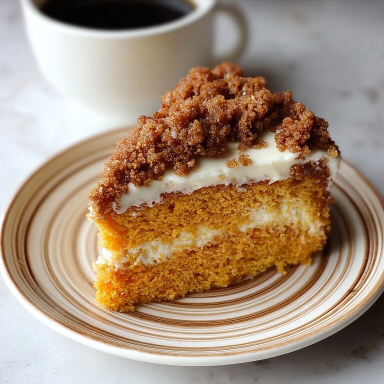 Pumpkin Coffee Cake with Streusel Topping Recipe