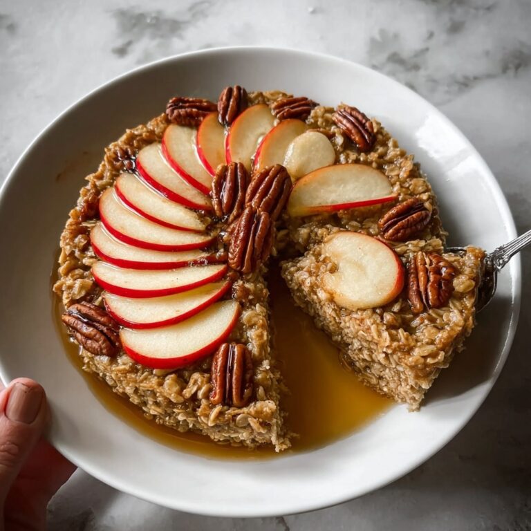 Healthy Apple Baked Oatmeal Recipe