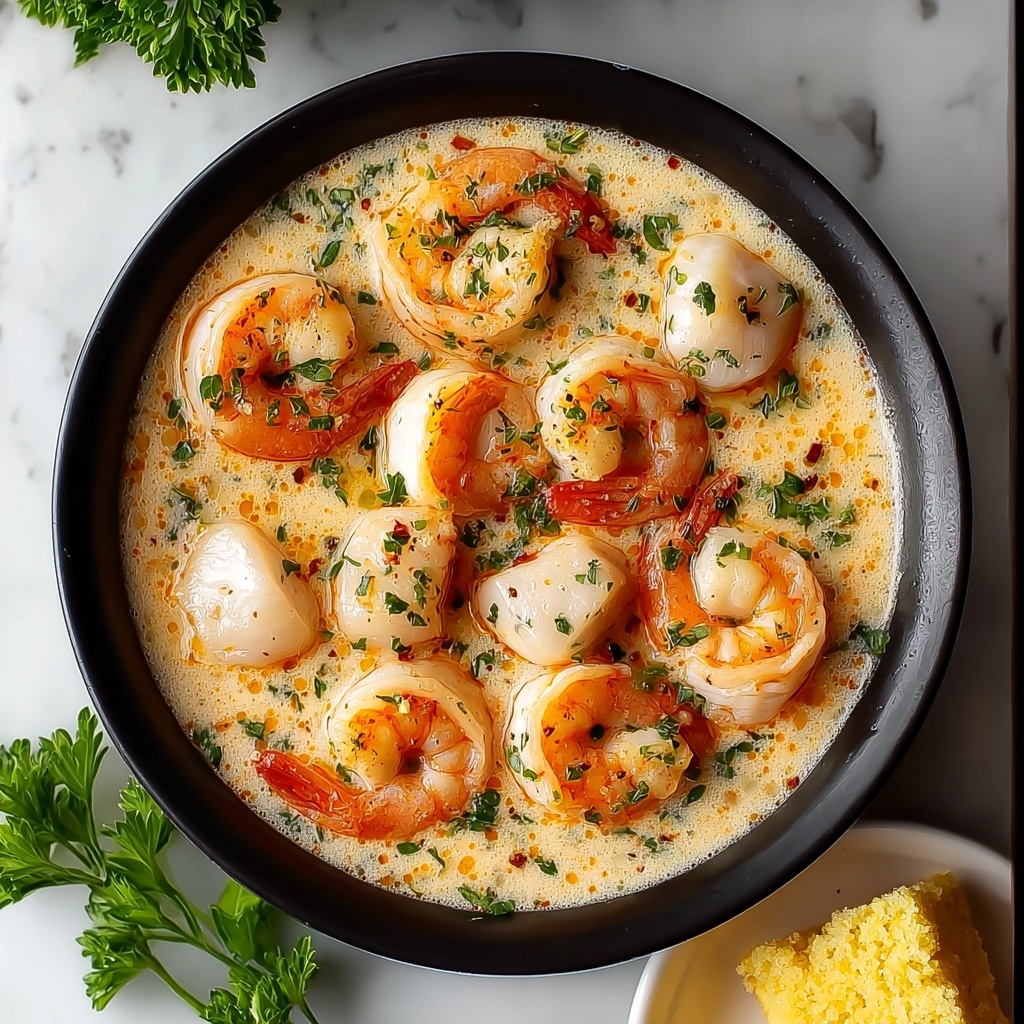 Creamy Crab and Shrimp Seafood Bisque Recipe - Recipe Image