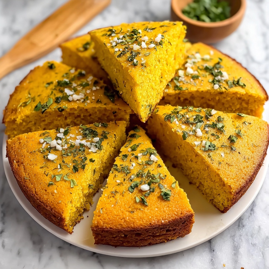 Savory Baked Pumpkin Cornbread Recipe - Recipe Image