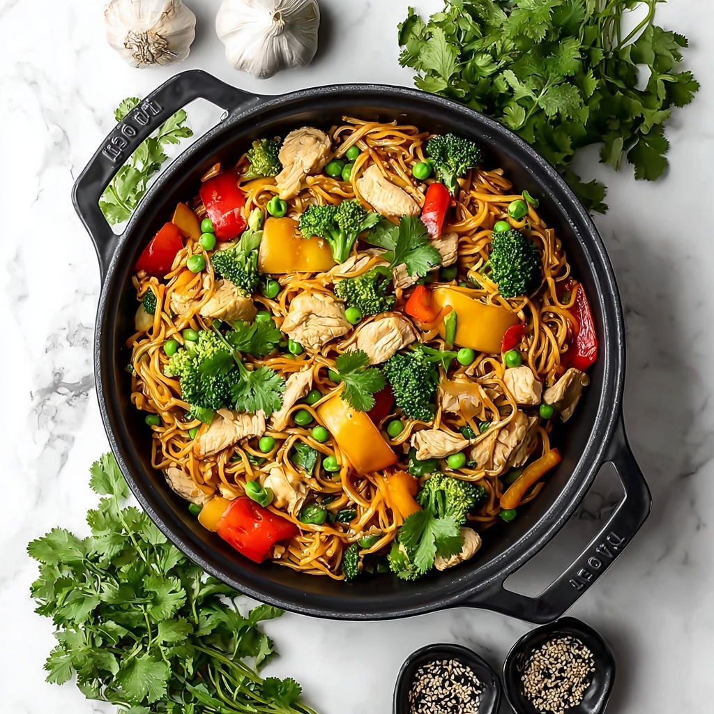 Homemade Chicken Lo Mein Recipe - Recipe Image