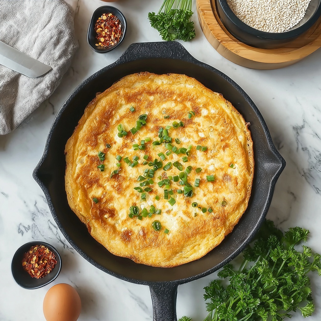 Gamjajeon Korean Potato Pancakes with Cheese Recipe - Recipe Image