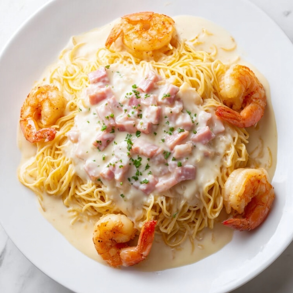 Copycat Cheesecake Factory Shrimp Scampi Recipe - Recipe Image