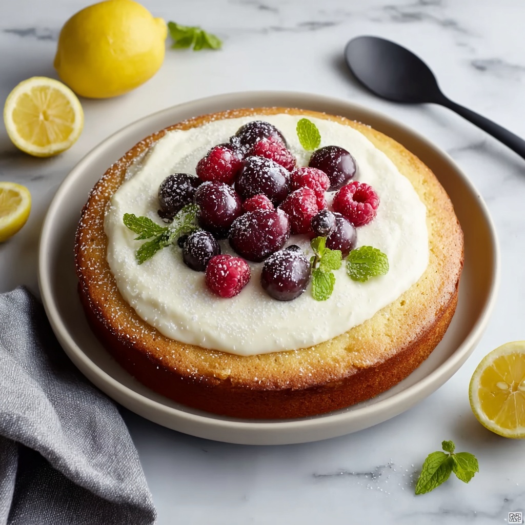 Creamy Yogurt Cake Recipe - Recipe Image