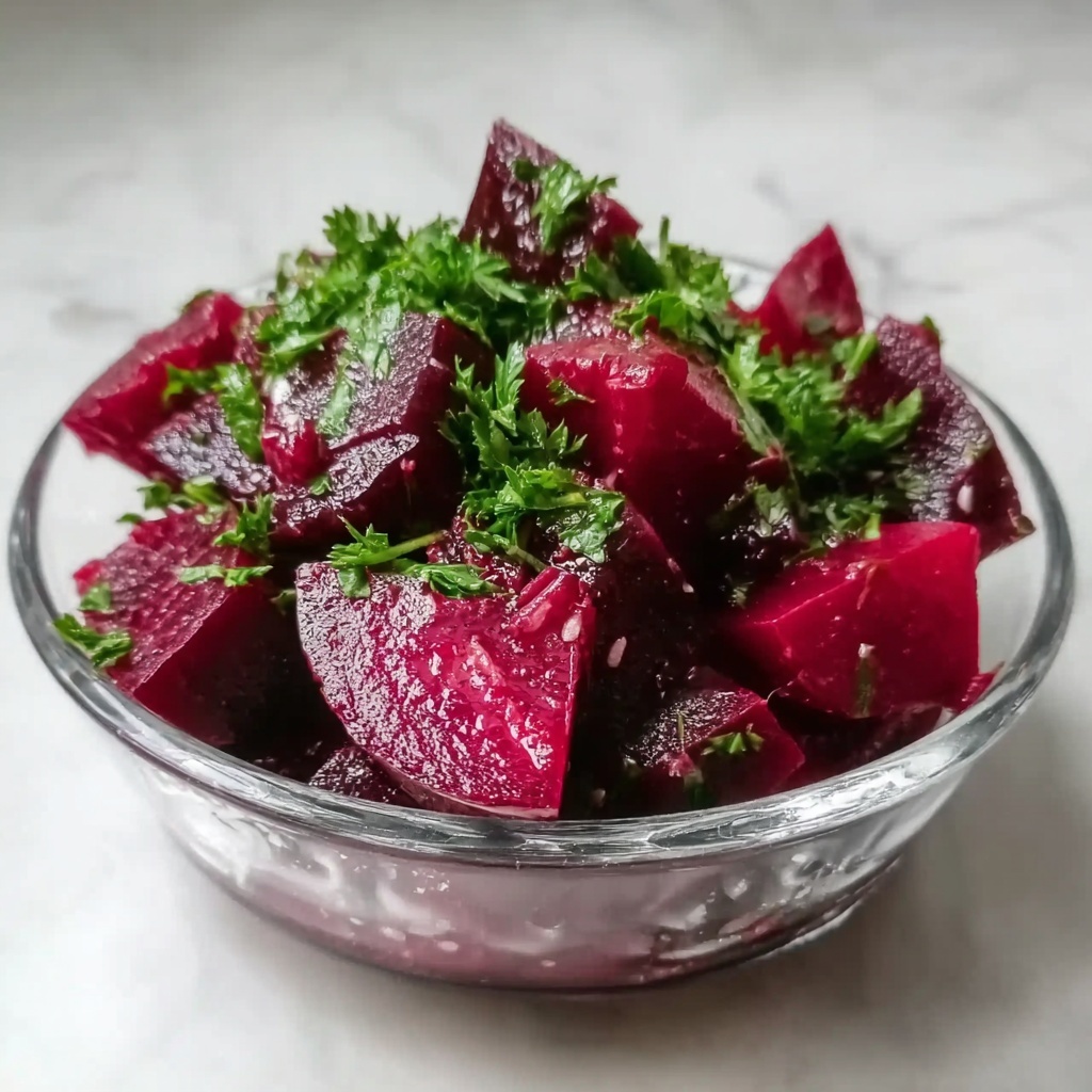Beet Salad with Feta, Walnuts, and Balsamic Vinaigrette Recipe - Recipe Image