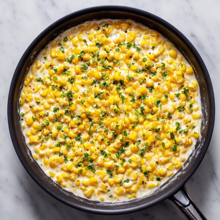 Creamed Corn with Parmesan Recipe