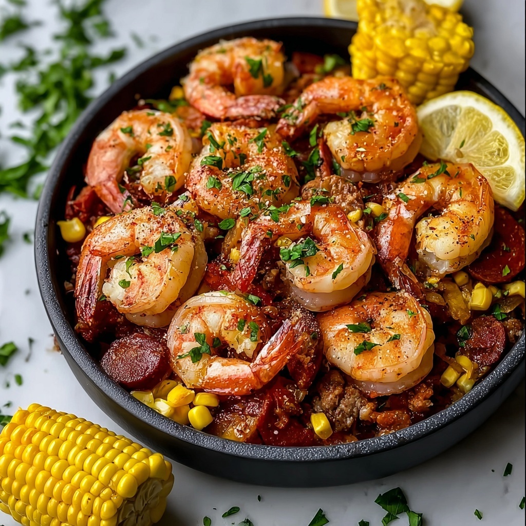Shrimp Boil with Corn, Potatoes, and Sausage Recipe - Recipe Image