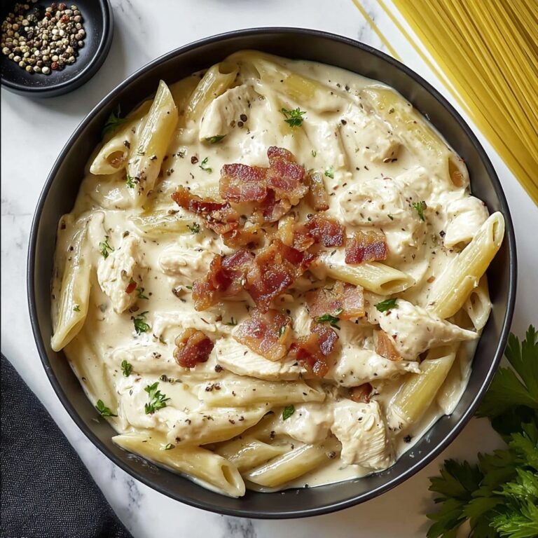 Creamy Chicken Bacon Ranch Pasta Recipe