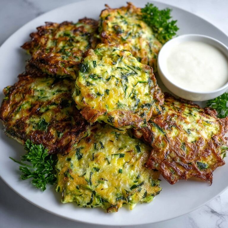 Crispy Zucchini Fritters Recipe