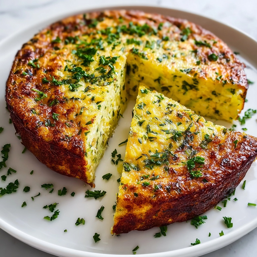 Savory Baked Corn Pudding with Cheddar and Herbs Recipe - Recipe Image
