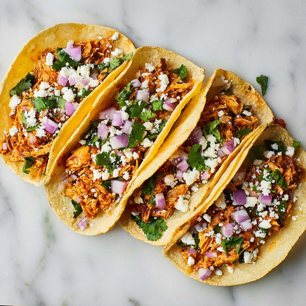 Leftover Turkey Tacos with Adobo and Salsa Recipe - Recipe Image