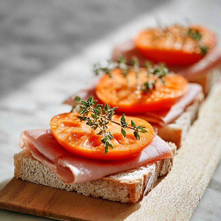 Persimmon Prosciutto Crostini Recipe