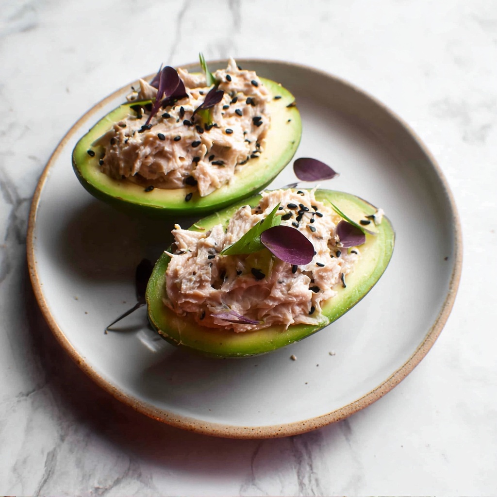 Tuna Stuffed Avocado Recipe - Recipe Image
