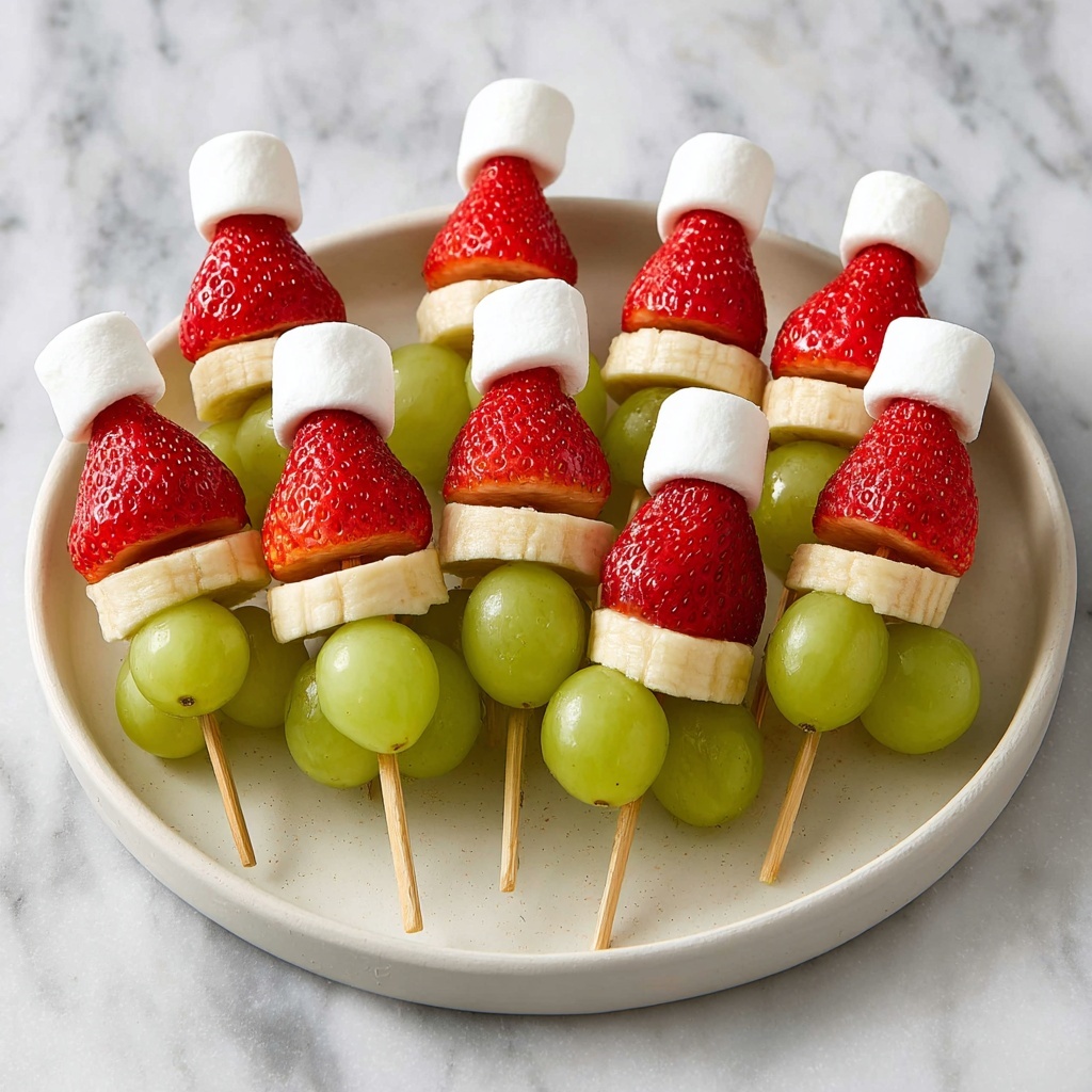 Grinch Fruit Kabobs Recipe - Recipe Image
