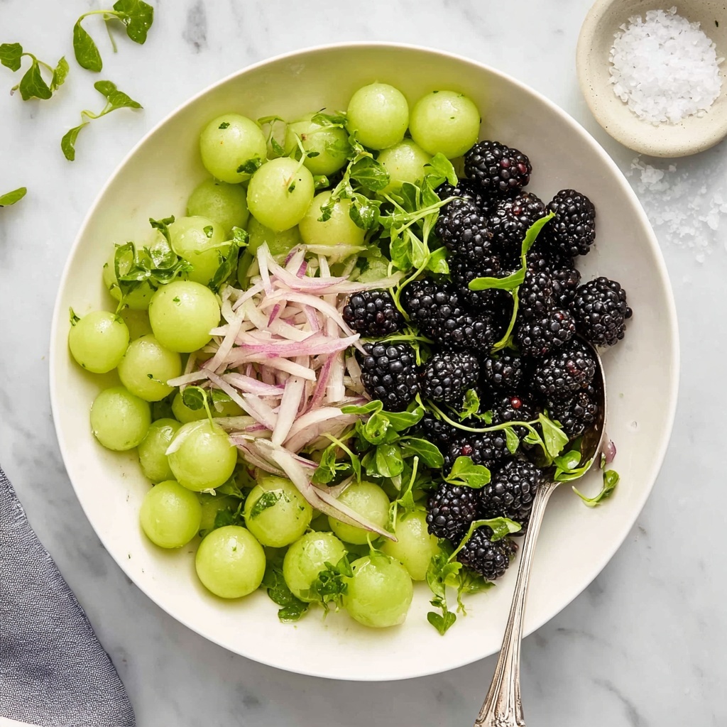 Honeydew Blackberry Salad Recipe - Recipe Image