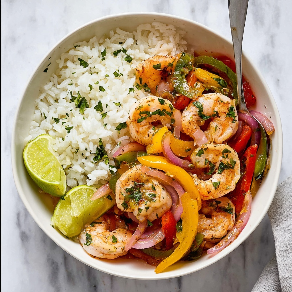 Sheet Pan Shrimp Fajitas Recipe - Recipe Image