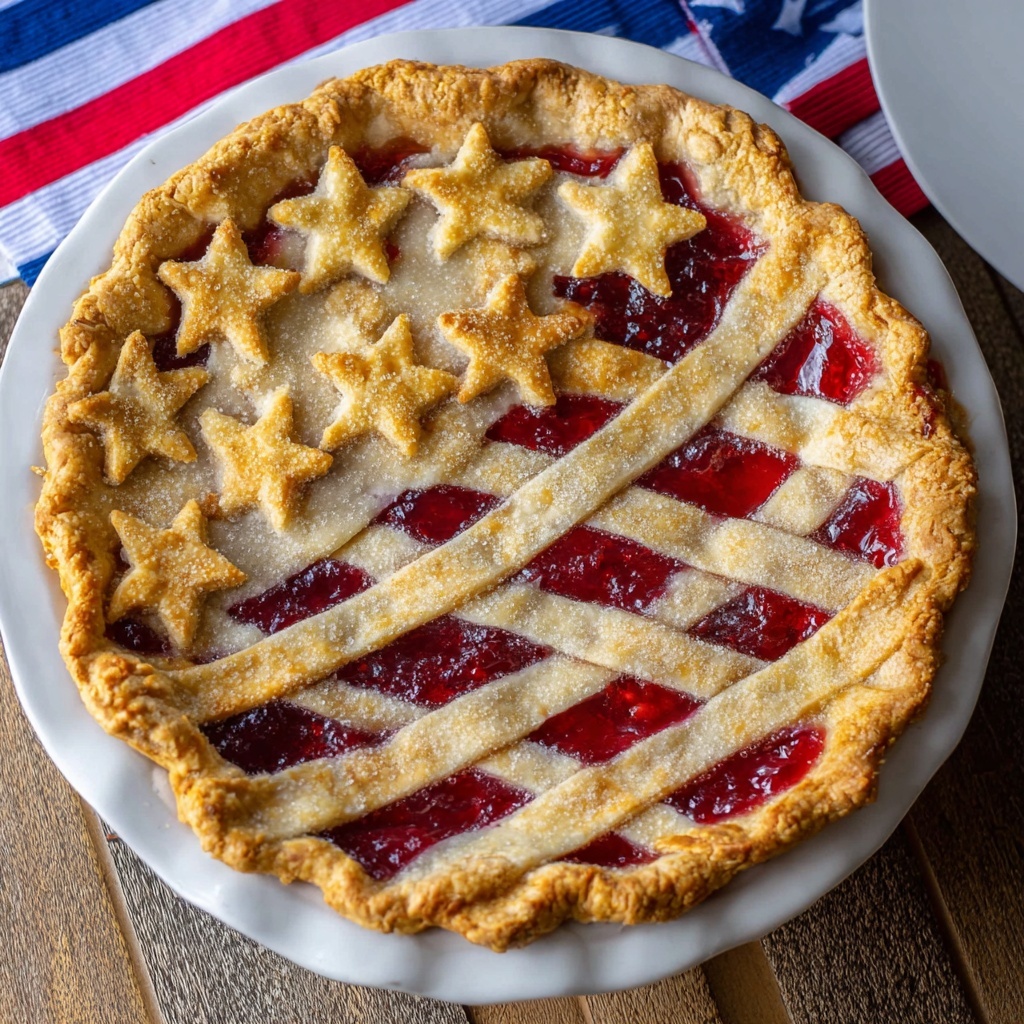 Cherry Pie for 4th of July Recipe - Recipe Image