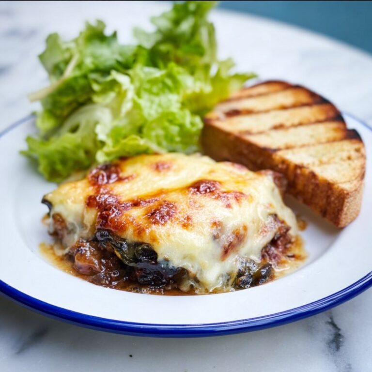 Classic Greek Moussaka with Lamb and Vegetables Recipe