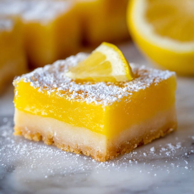 Lemon Bars Recipe