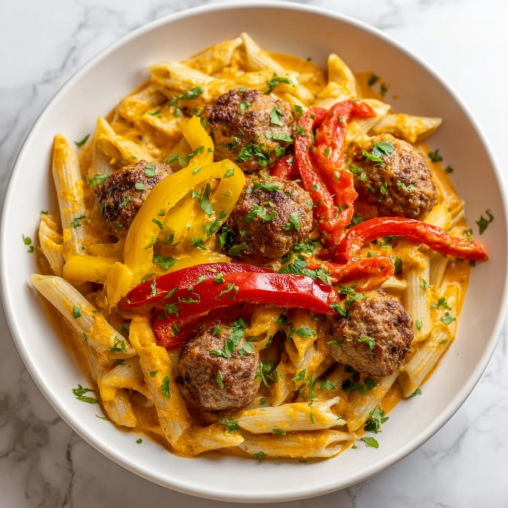 Creamy Cajun Sausage Pasta Recipe - Recipe Image