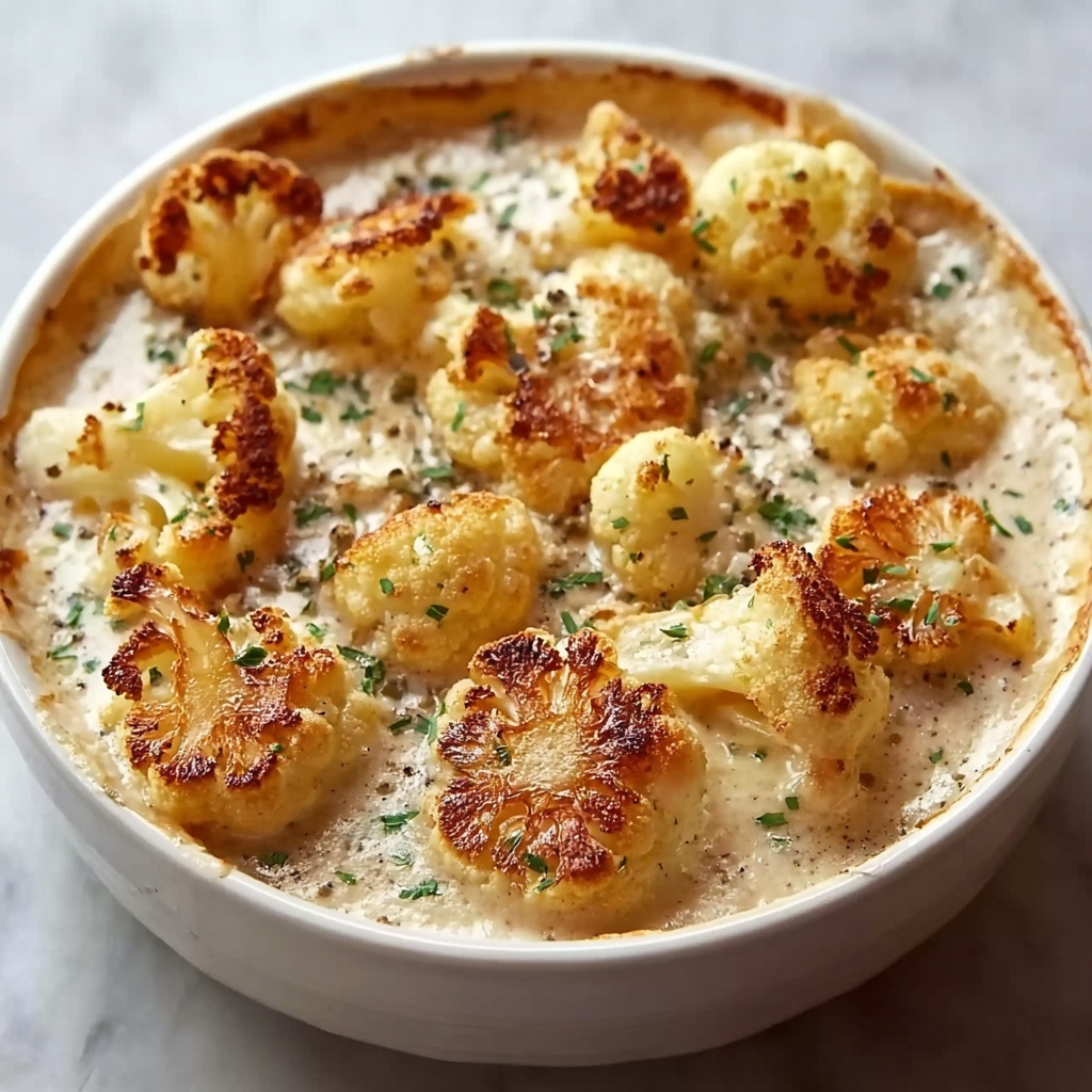 Cheddar Cauliflower and Roasted Garlic Soup Recipe - Recipe Image