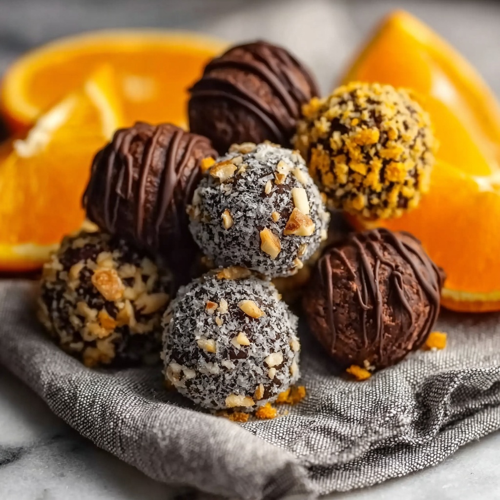 Chocolate Orange Christmas Truffles Recipe - Recipe Image