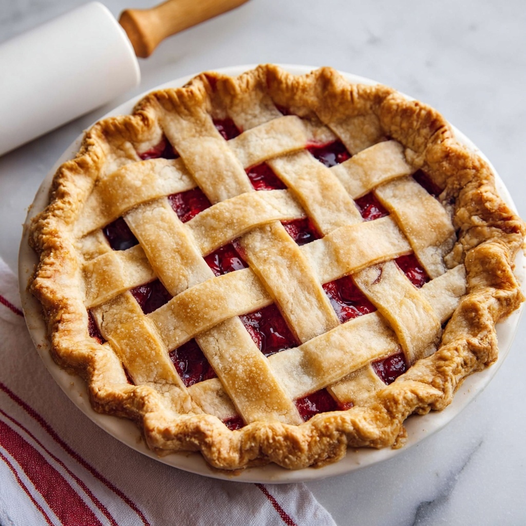 How to Make a Lattice Pie Crust Recipe - Recipe Image