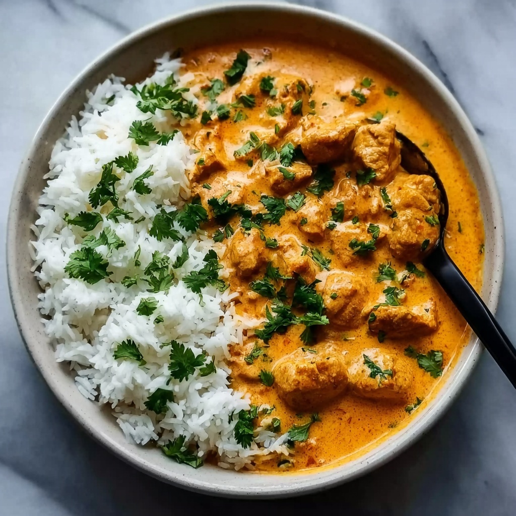Easy Homemade Chicken Korma with Flatbread or Rice Recipe - Recipe Image