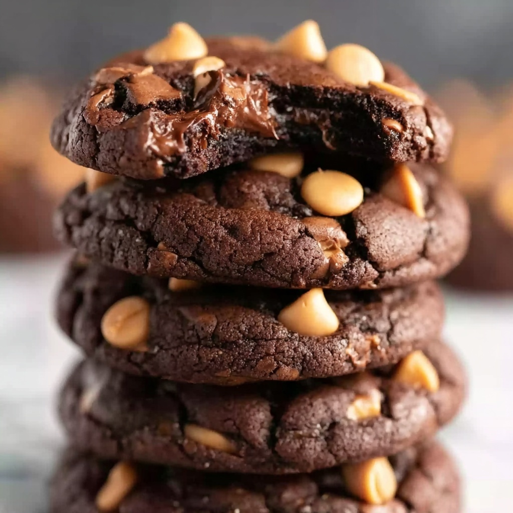 Chocolate Peanut Butter Chip Cookies Recipe - Recipe Image