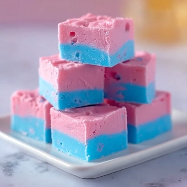 Homemade Cotton Candy Fudge Recipe