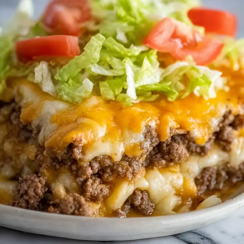 Big Mac Casserole Recipe - Recipe Image