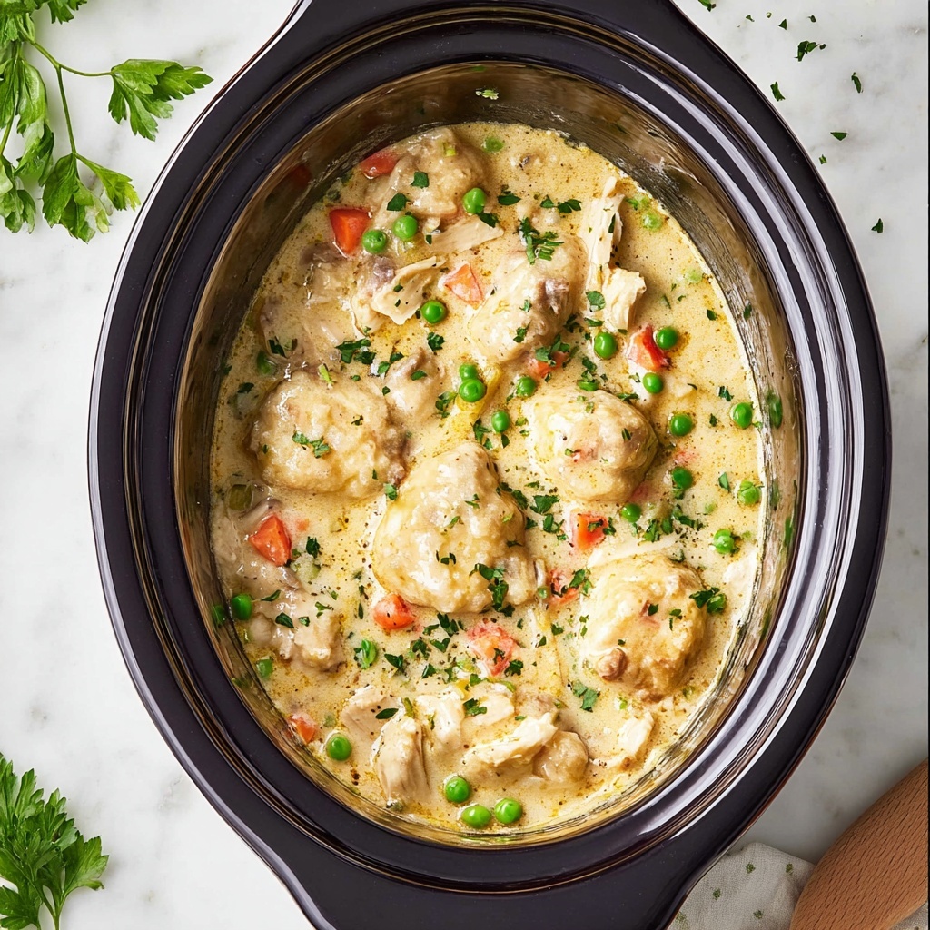 Crockpot Chicken and Dumplings Recipe - Recipe Image