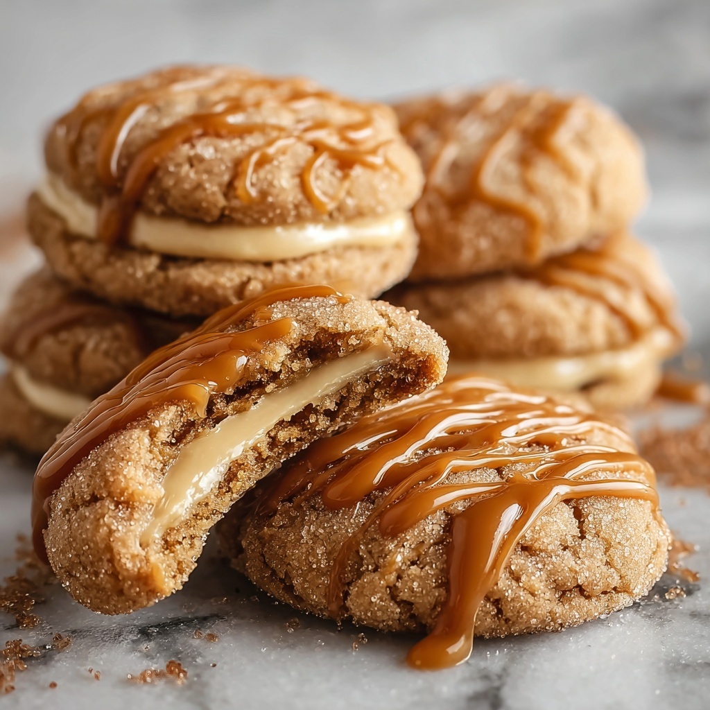 Soft Salted Caramel Cheesecake Cookies Recipe - Recipe Image