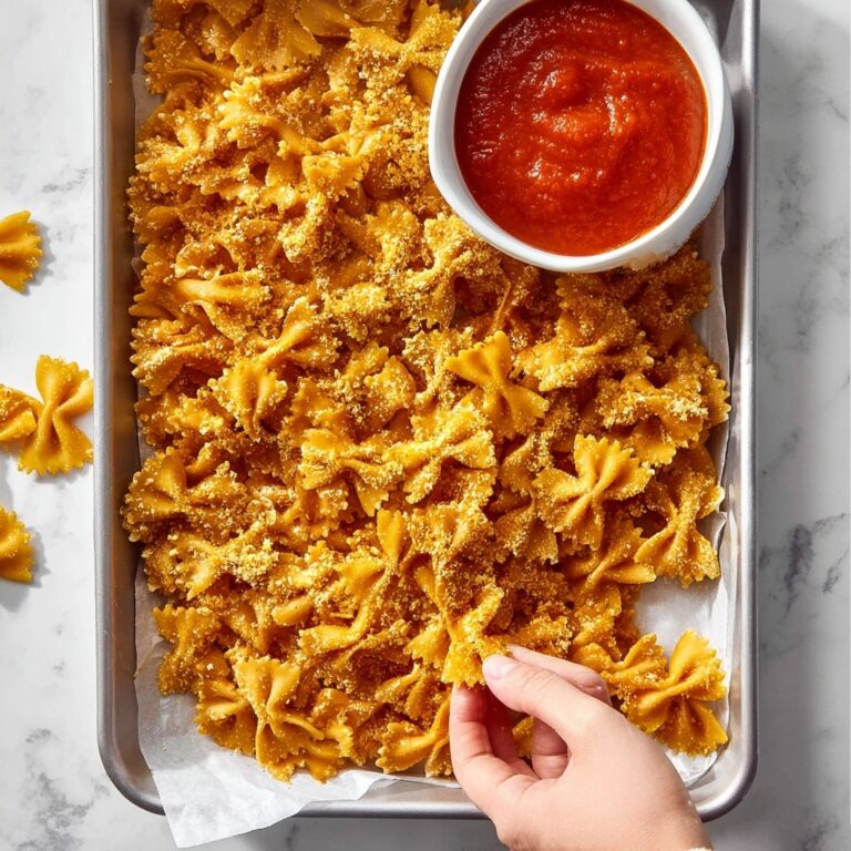 Garlic Parmesan Pasta Chips Recipe