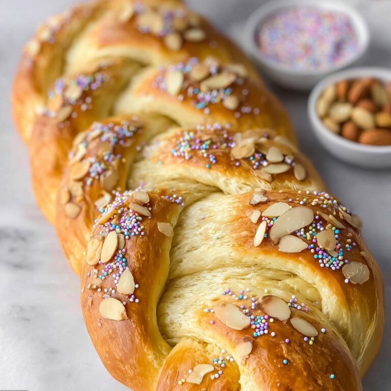 Easy Easter Bread Recipe (Orange Almond Sweet Bread) Recipe