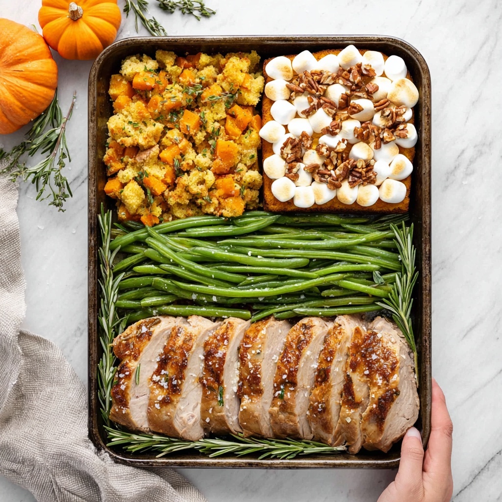 Sheet Pan Thanksgiving Dinner with Turkey Breast Recipe - Recipe Image