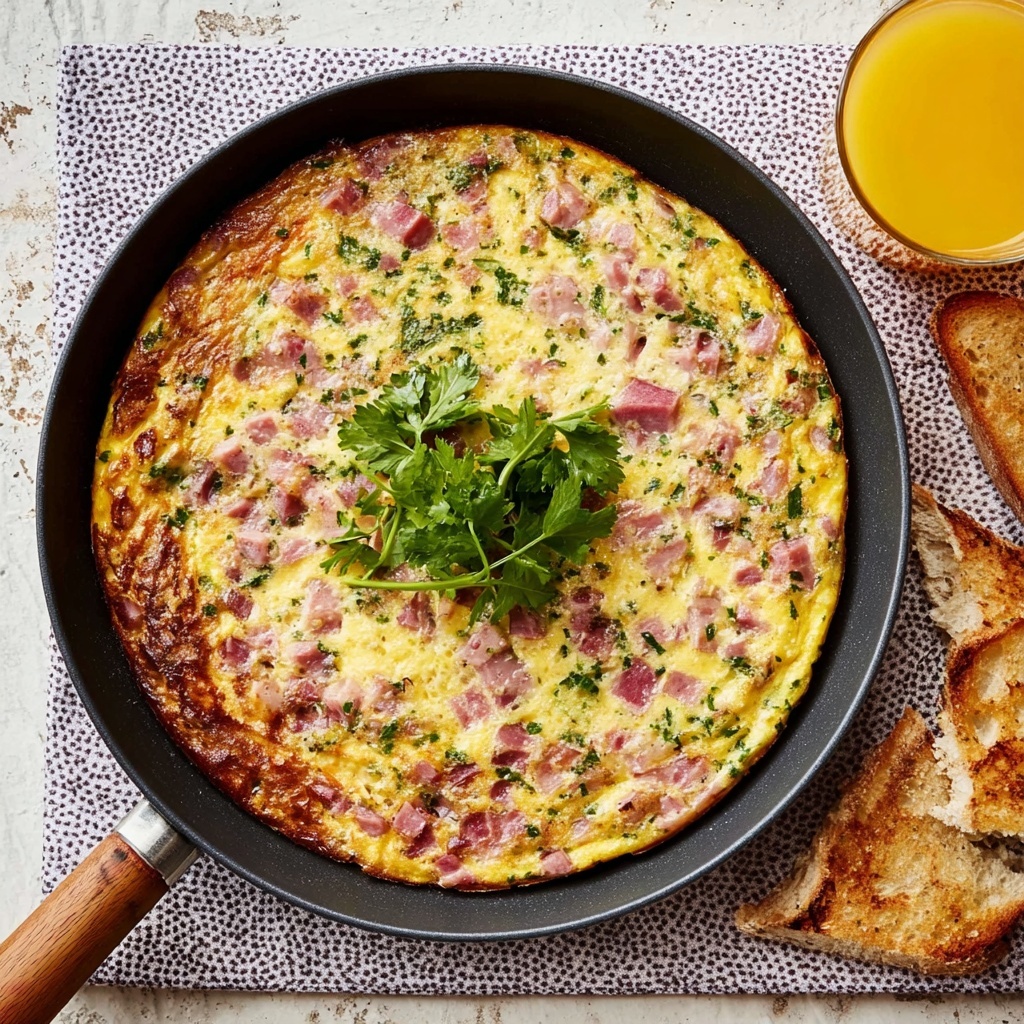 Apple Ham and Cheese Frittata Recipe - Recipe Image