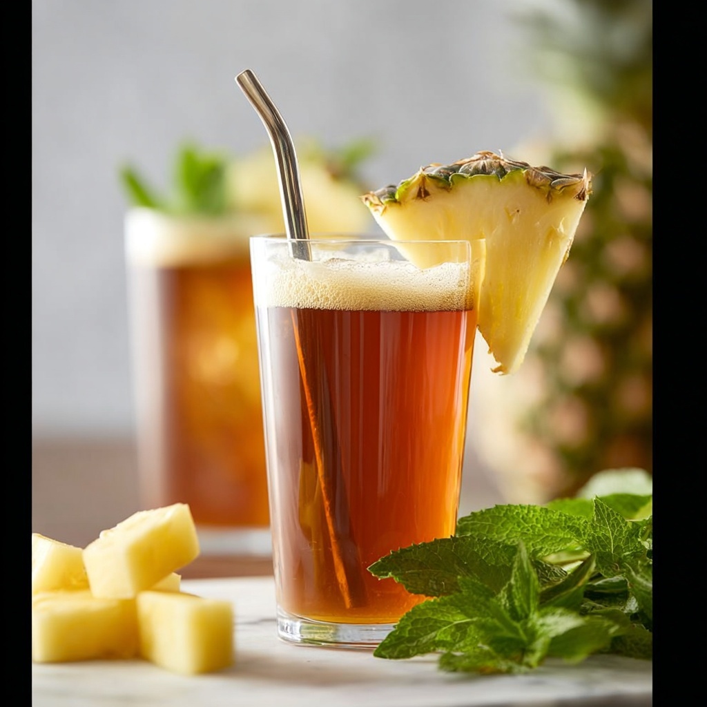 Skinny Pineapple Sweet Tea Recipe - Recipe Image