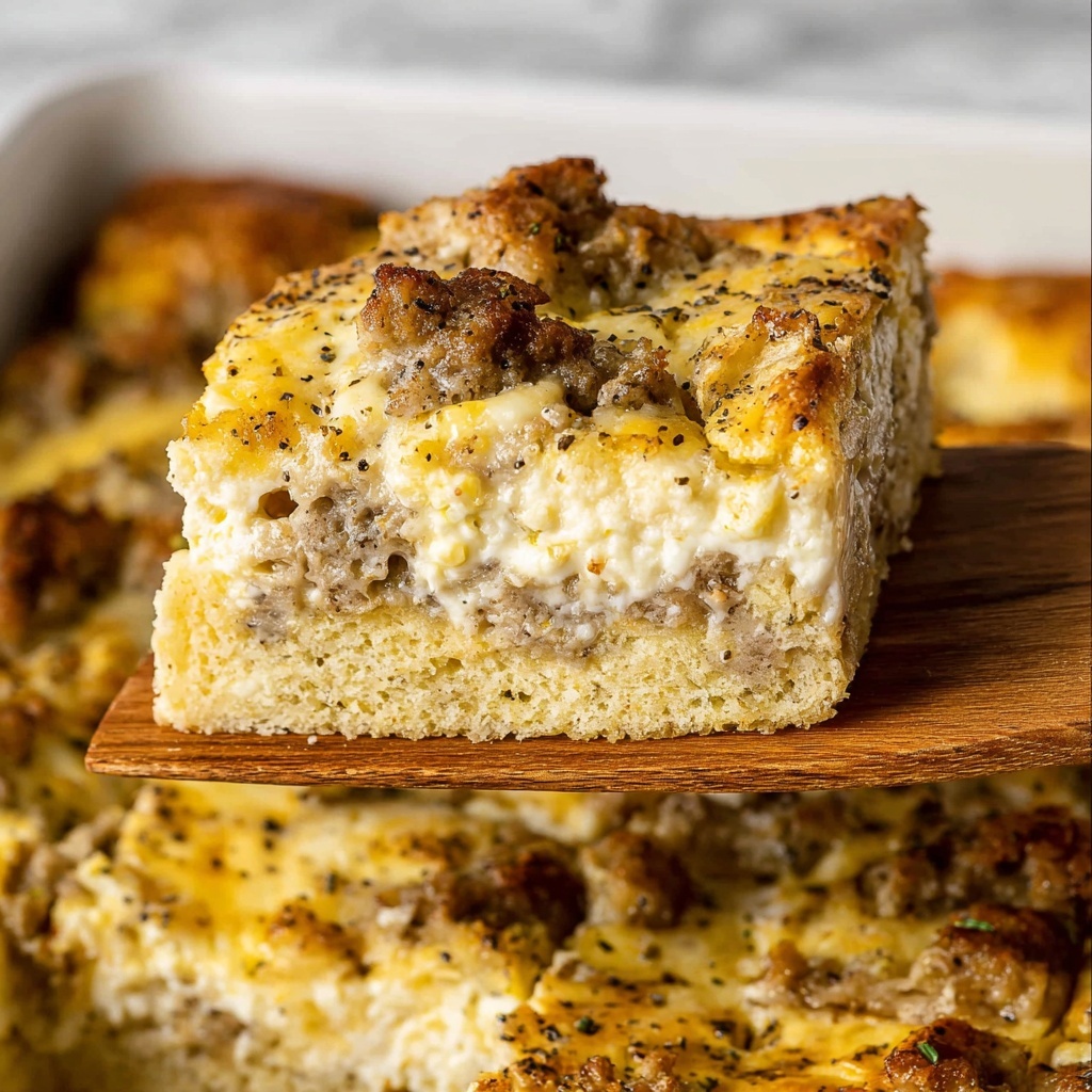 Biscuits and Sausage Gravy Breakfast Casserole Recipe - Recipe Image